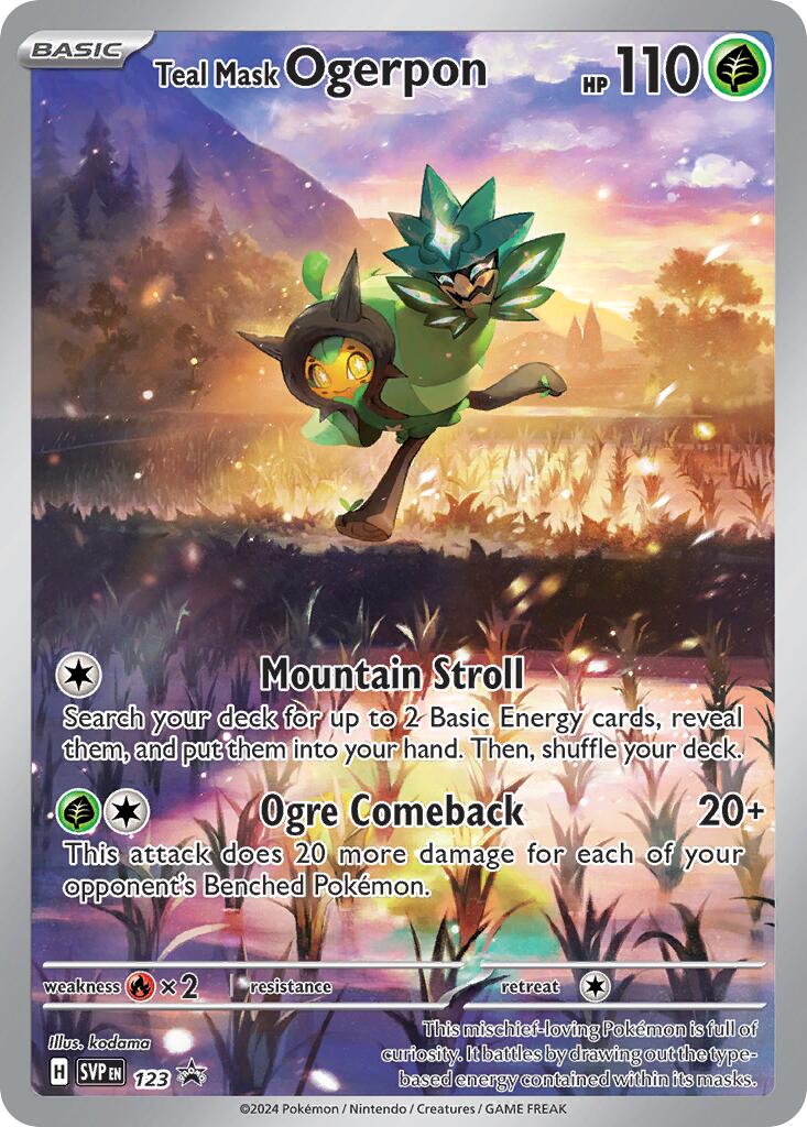 Teal Mask Ogerpon (123) [Scarlet & Violet: Black Star Promos] | Good Games North