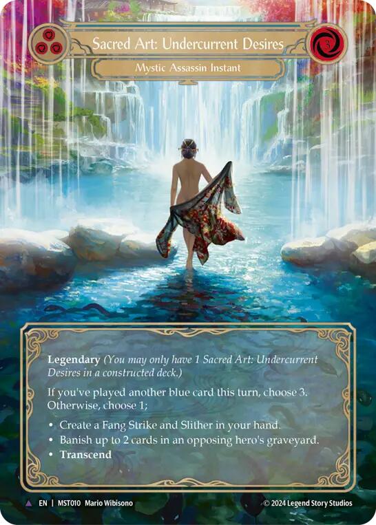 Sacred Art: Undercurrent Desires [MST010] (Part the Mistveil)  Cold Foil | Good Games North