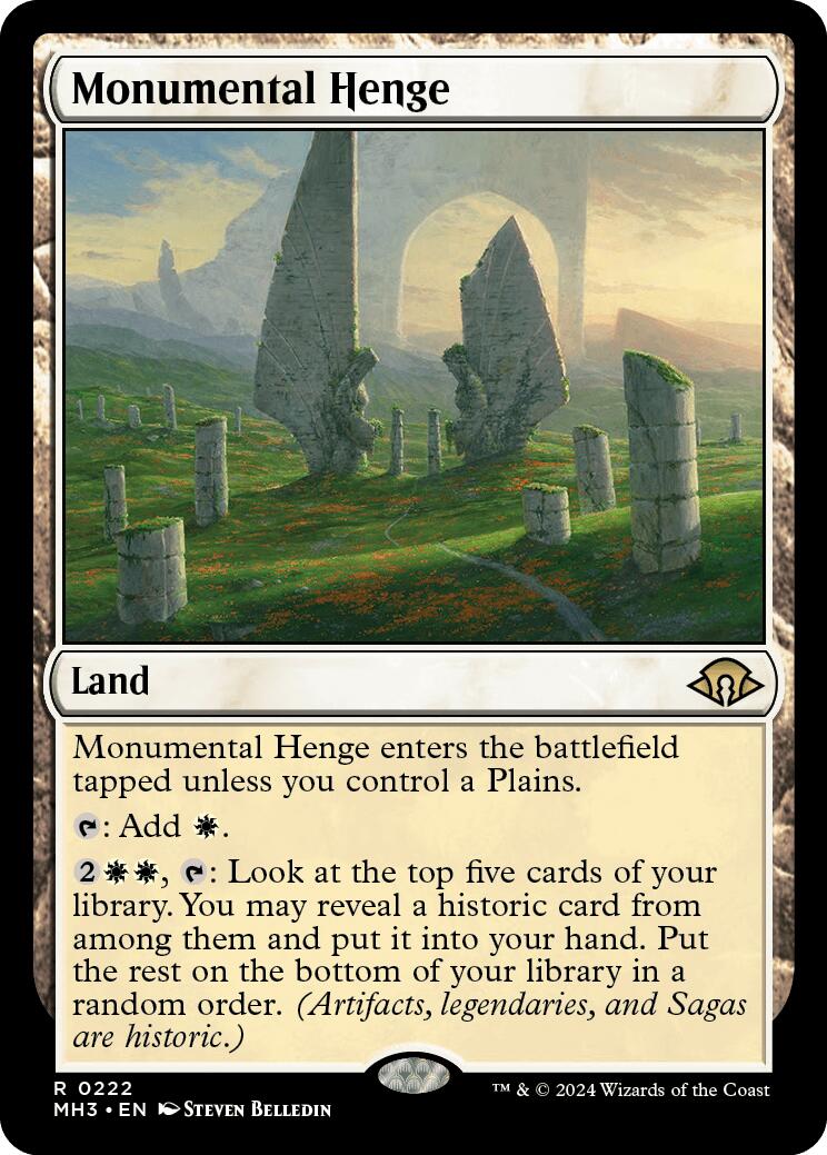 Monumental Henge [Modern Horizons 3] | Good Games North