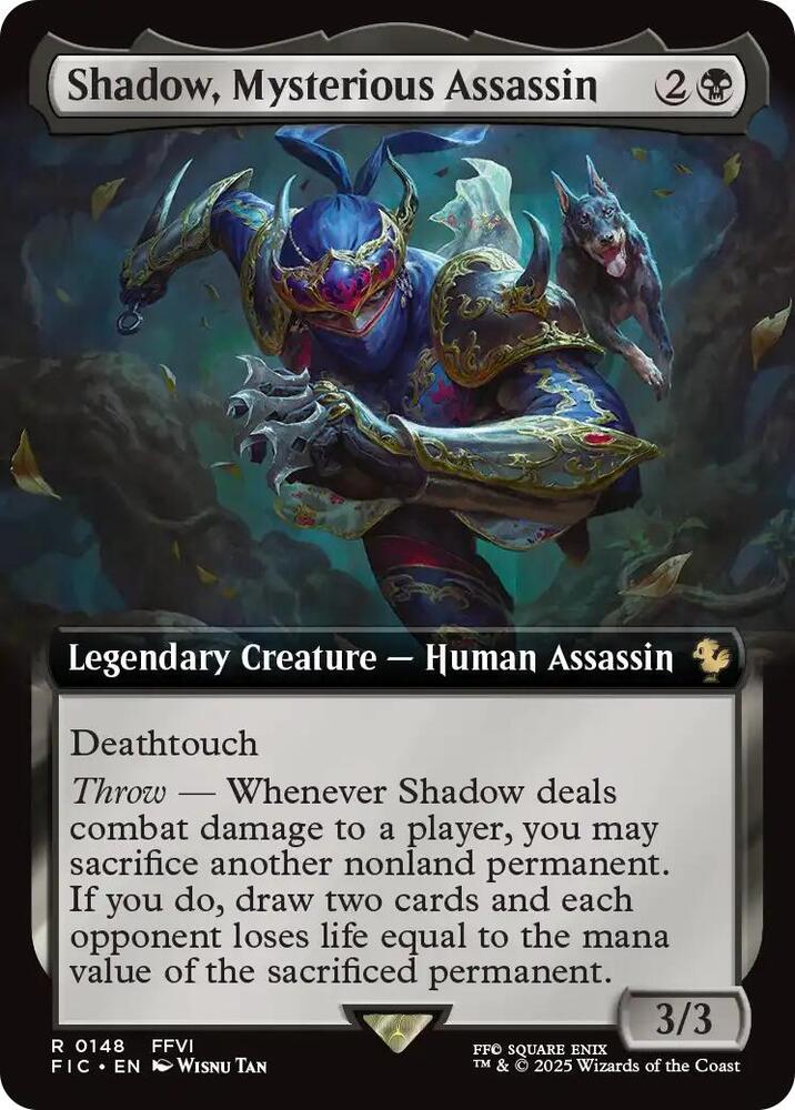 Shadow Mysterious Assassin Extended Art (Commander: FINAL FANTASY)  | Good Games North