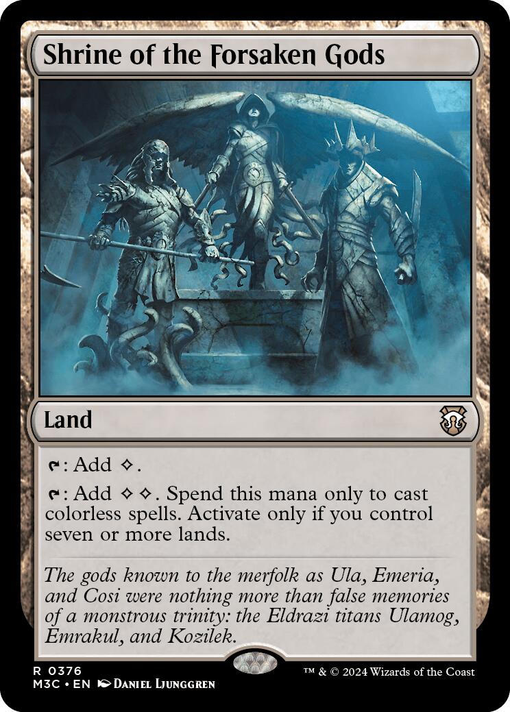 Shrine of the Forsaken Gods [Modern Horizons 3 Commander] | Good Games North