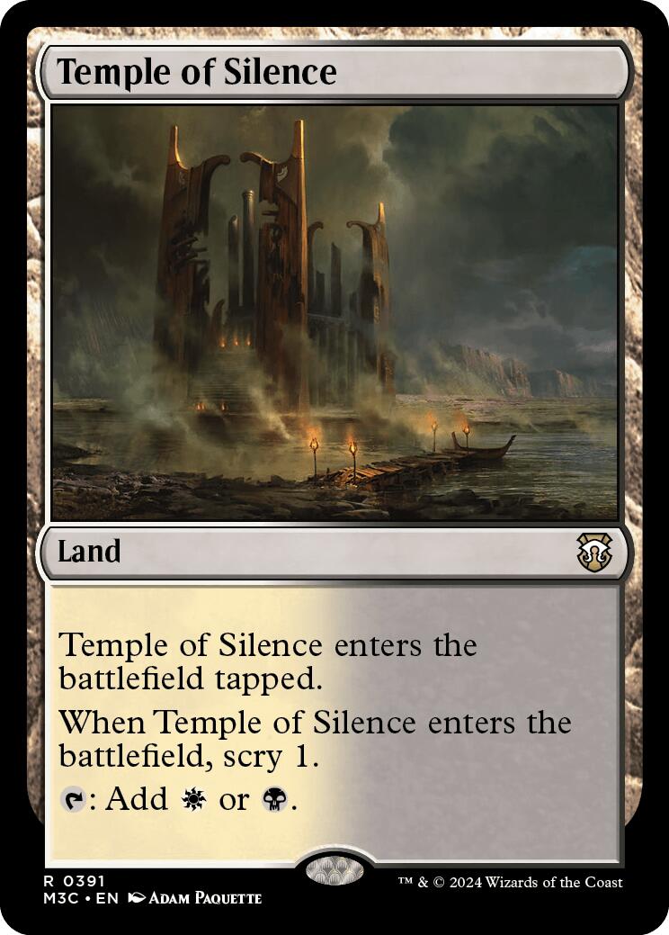 Temple of Silence [Modern Horizons 3 Commander] | Good Games North