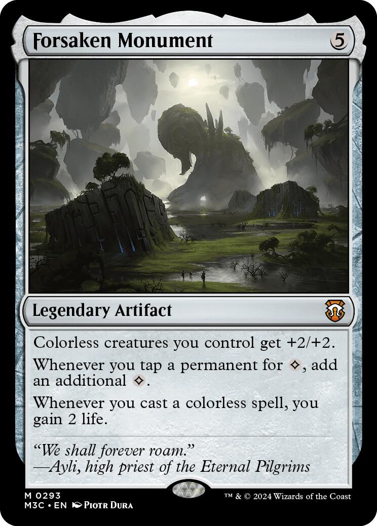 Forsaken Monument [Modern Horizons 3 Commander] | Good Games North