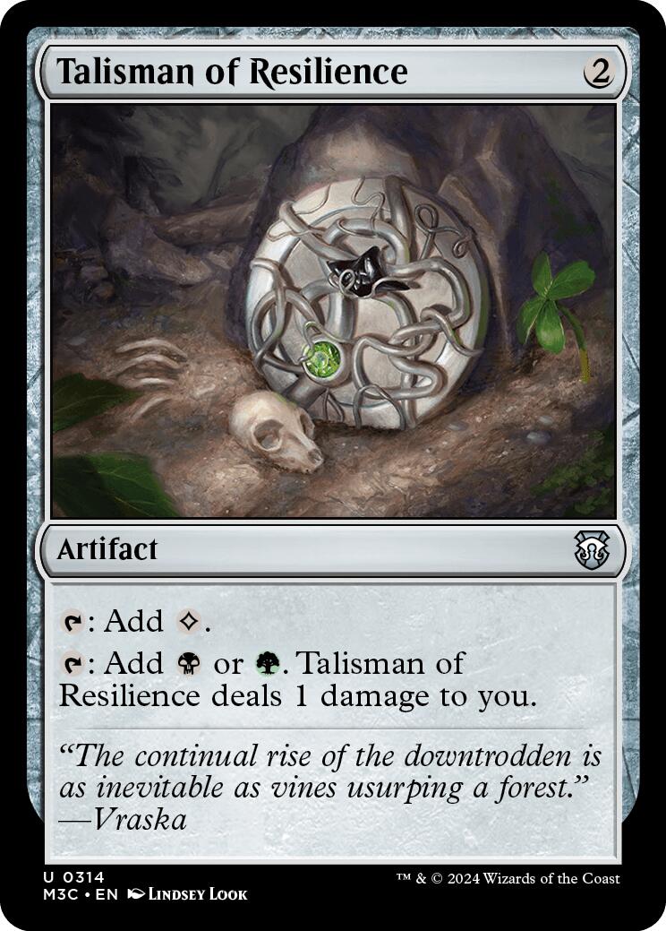 Talisman of Resilience [Modern Horizons 3 Commander] | Good Games North