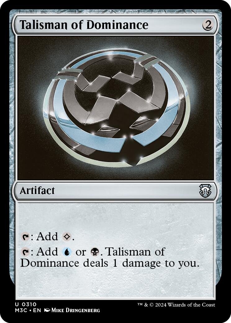 Talisman of Dominance [Modern Horizons 3 Commander] | Good Games North