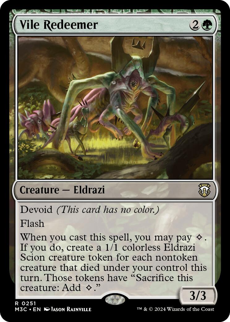 Vile Redeemer [Modern Horizons 3 Commander] | Good Games North