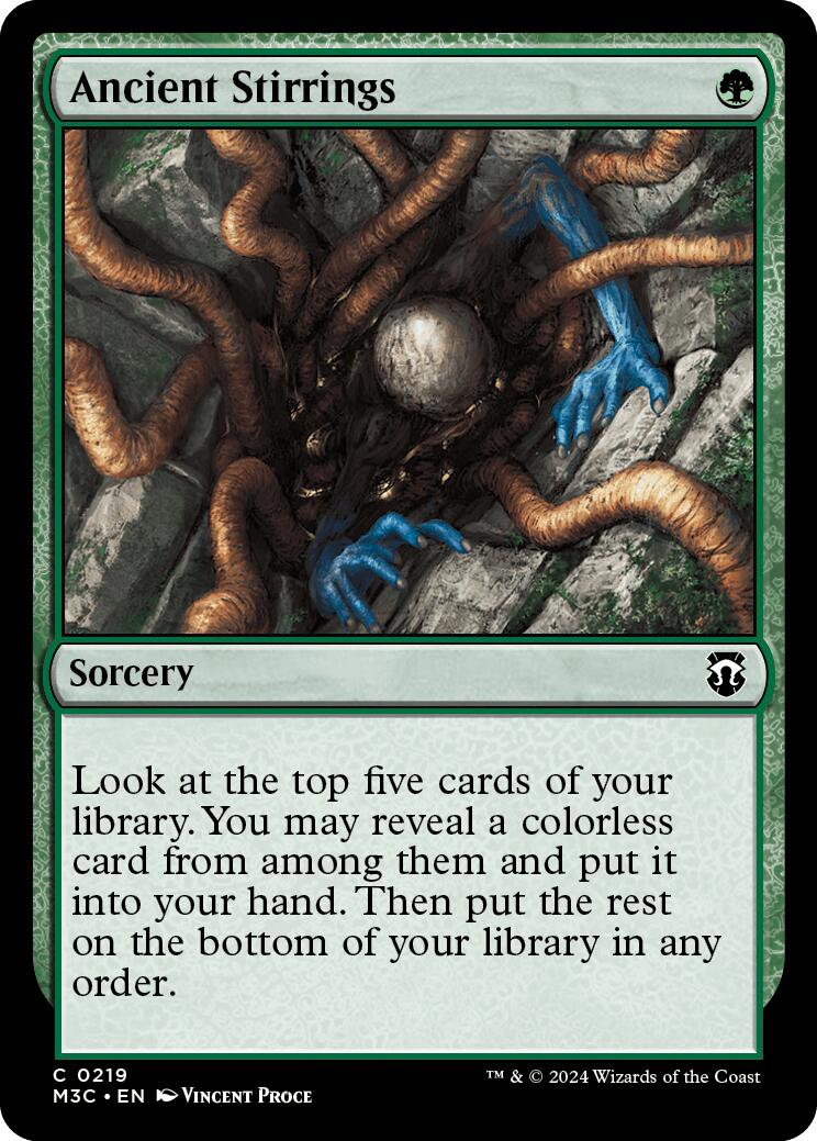Ancient Stirrings [Modern Horizons 3 Commander] | Good Games North