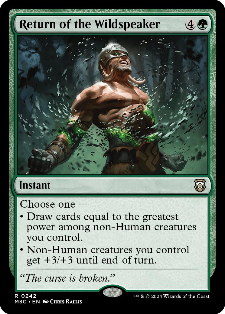 Return of the Wildspeaker [Modern Horizons 3 Commander] | Good Games North