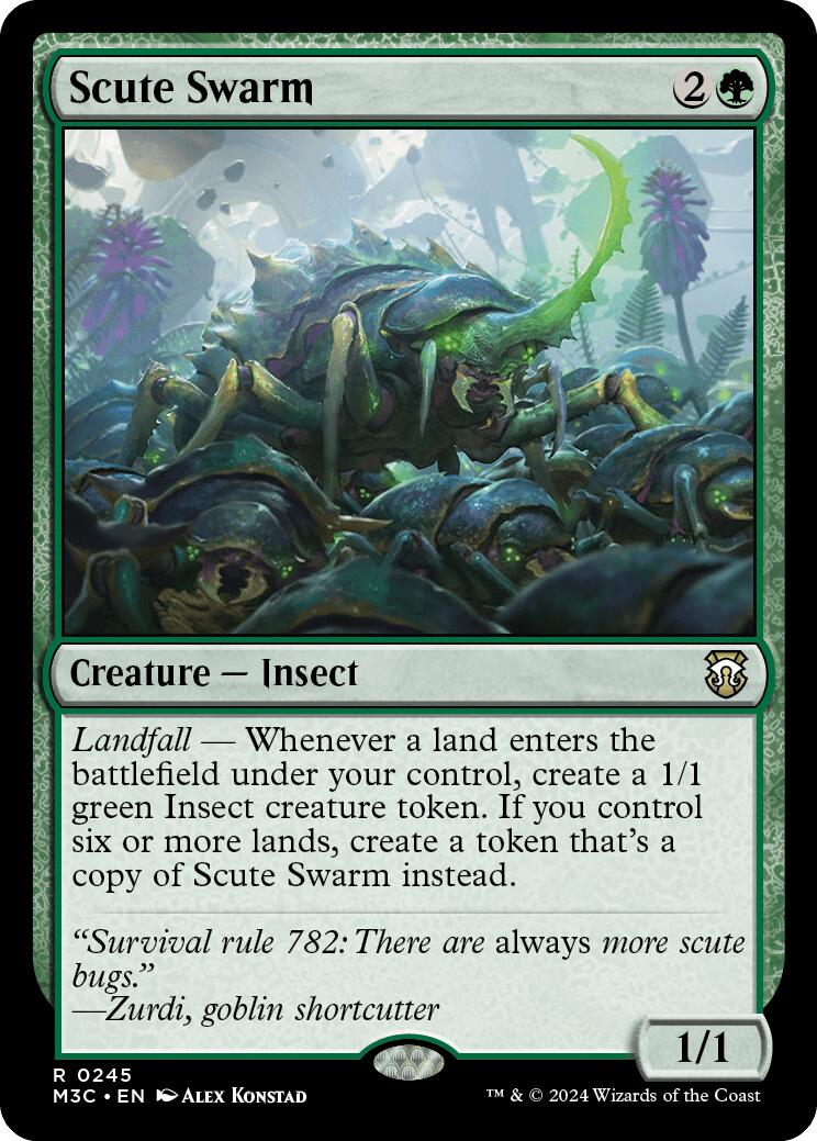 Scute Swarm [Modern Horizons 3 Commander] | Good Games North
