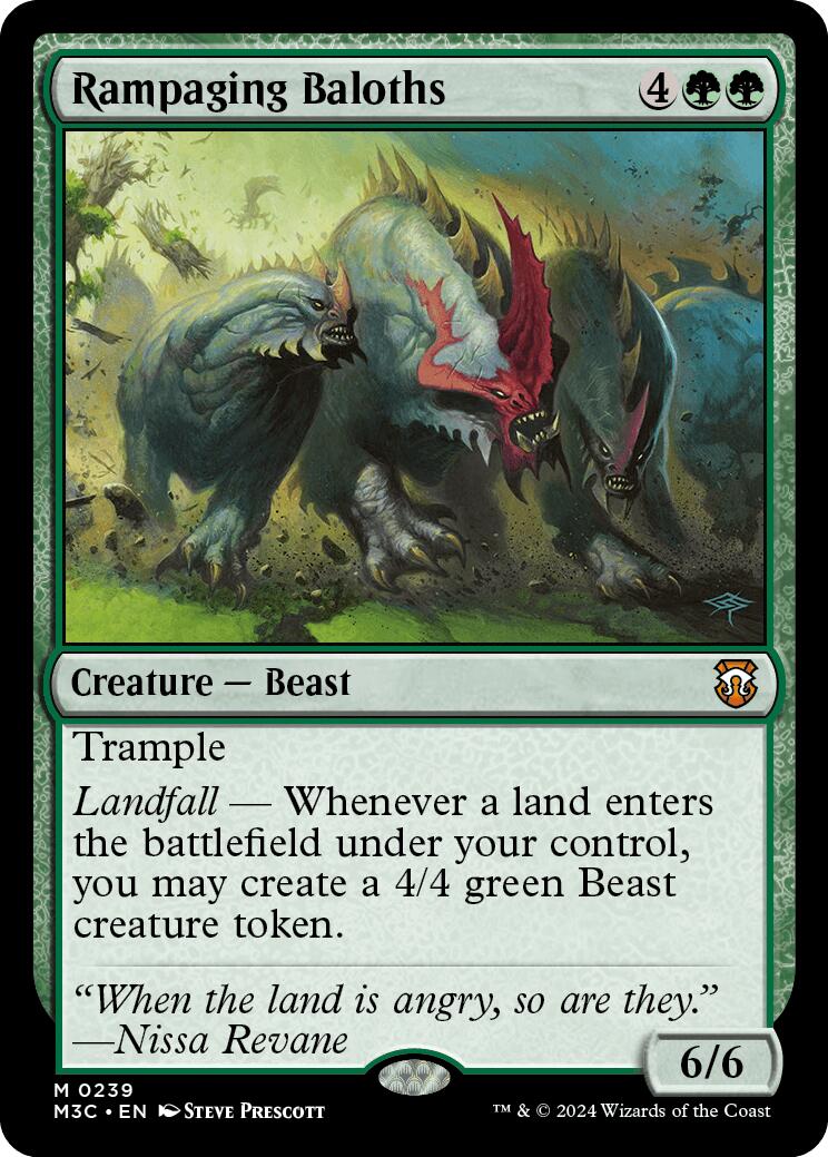 Rampaging Baloths [Modern Horizons 3 Commander] | Good Games North