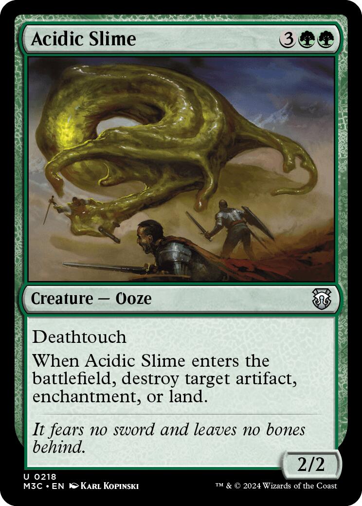 Acidic Slime [Modern Horizons 3 Commander] | Good Games North