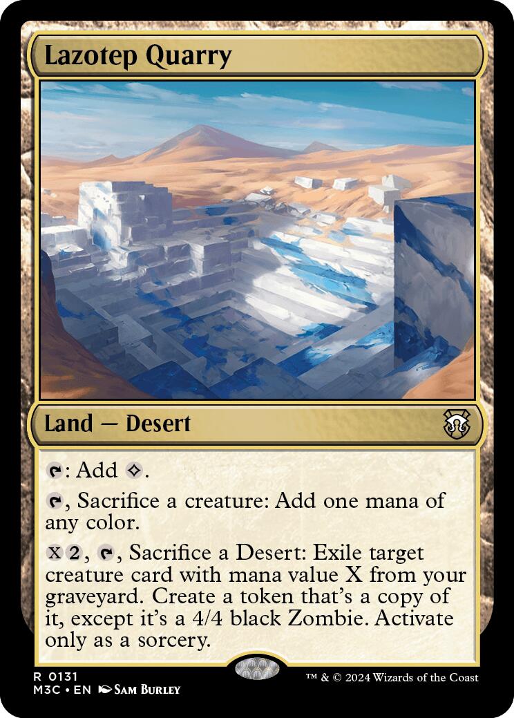 Lazotep Quarry [Modern Horizons 3 Commander] | Good Games North