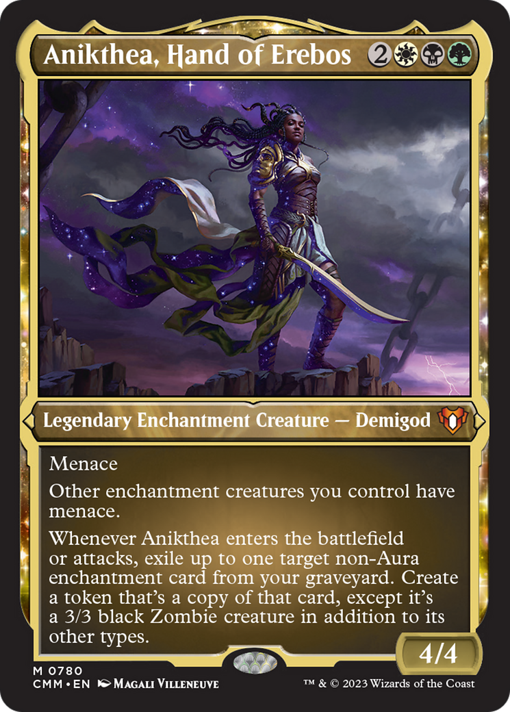 Anikthea, Hand of Erebos (Display Commander) (Foil Etched) [Commander Masters] | Good Games North
