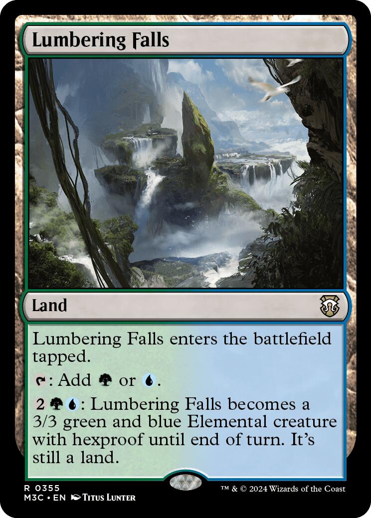 Lumbering Falls [Modern Horizons 3 Commander] | Good Games North