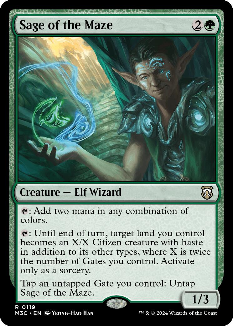 Sage of the Maze [Modern Horizons 3 Commander] | Good Games North