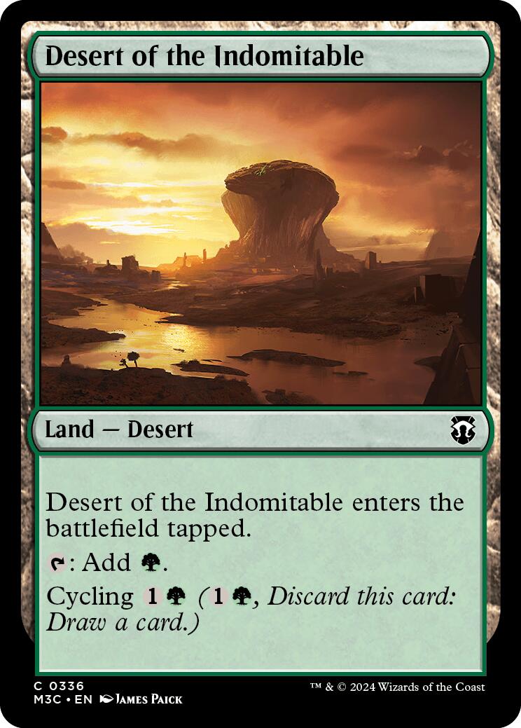 Desert of the Indomitable [Modern Horizons 3 Commander] | Good Games North