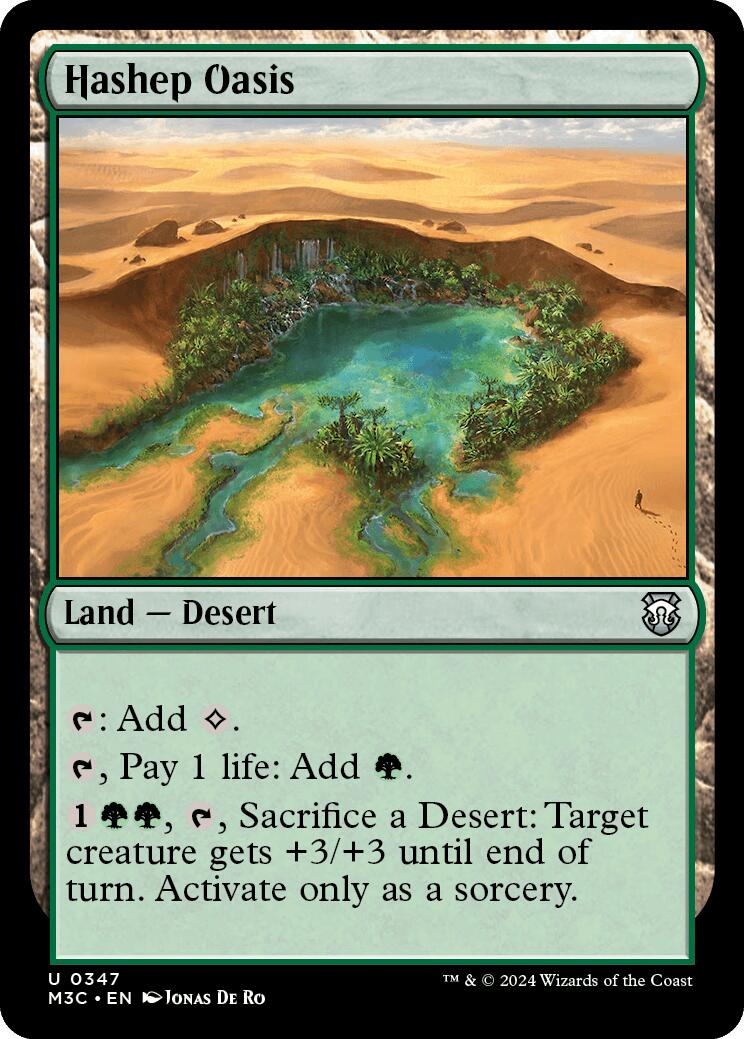 Hashep Oasis [Modern Horizons 3 Commander] | Good Games North