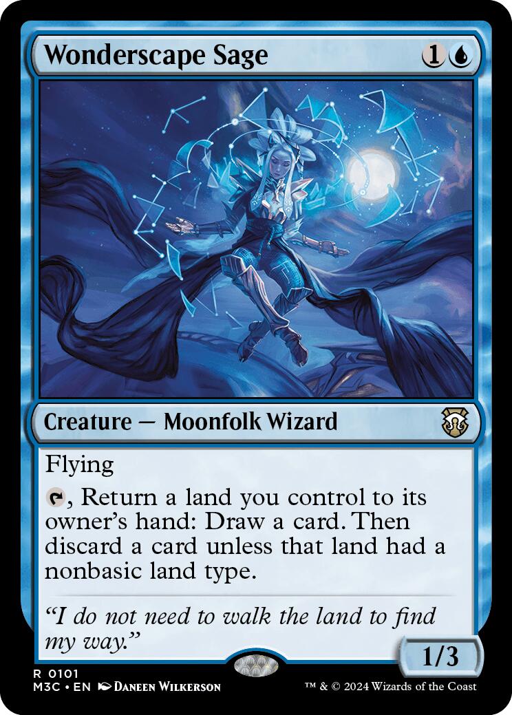 Wonderscape Sage [Modern Horizons 3 Commander] | Good Games North