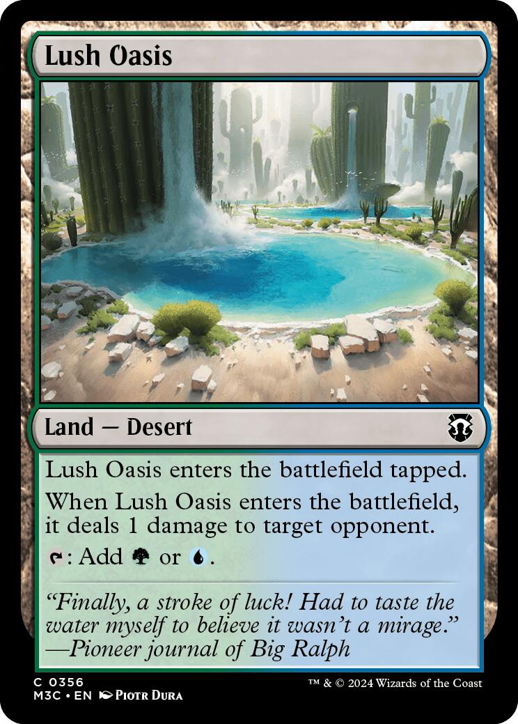 Lush Oasis [Modern Horizons 3 Commander] | Good Games North