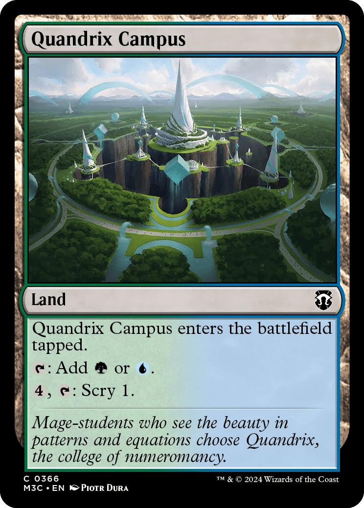Quandrix Campus [Modern Horizons 3 Commander] | Good Games North