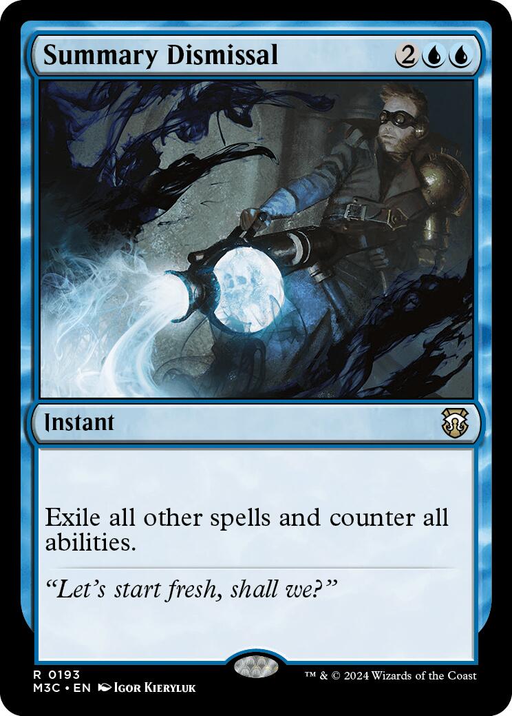 Summary Dismissal [Modern Horizons 3 Commander] | Good Games North