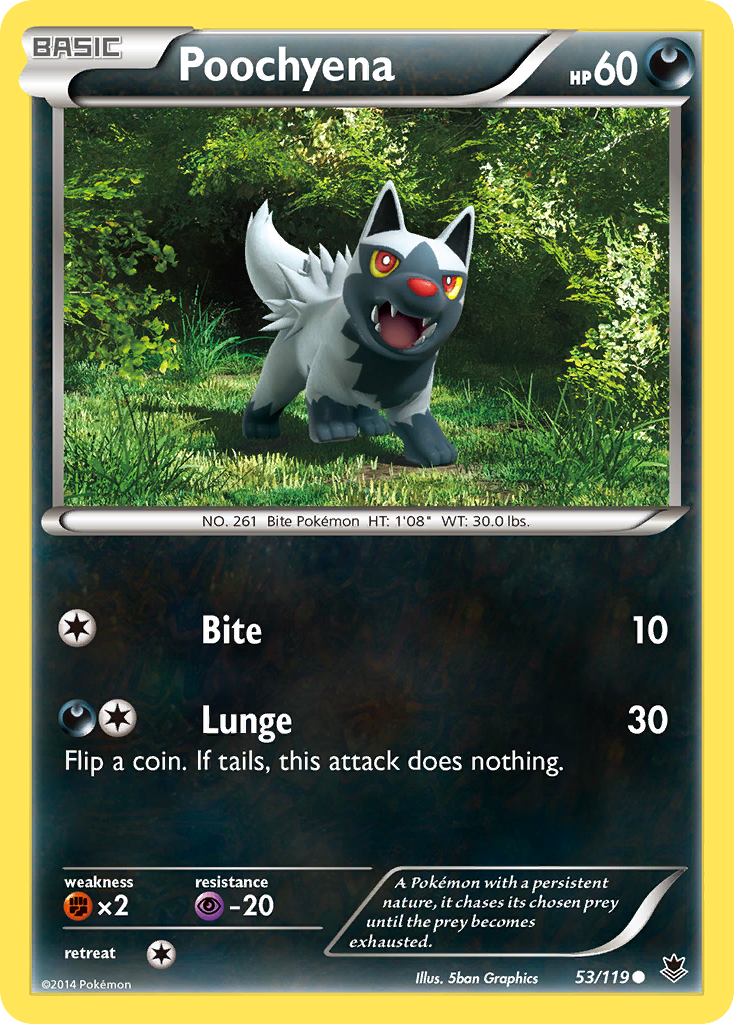 Poochyena (53/119) [XY: Phantom Forces] | Good Games North