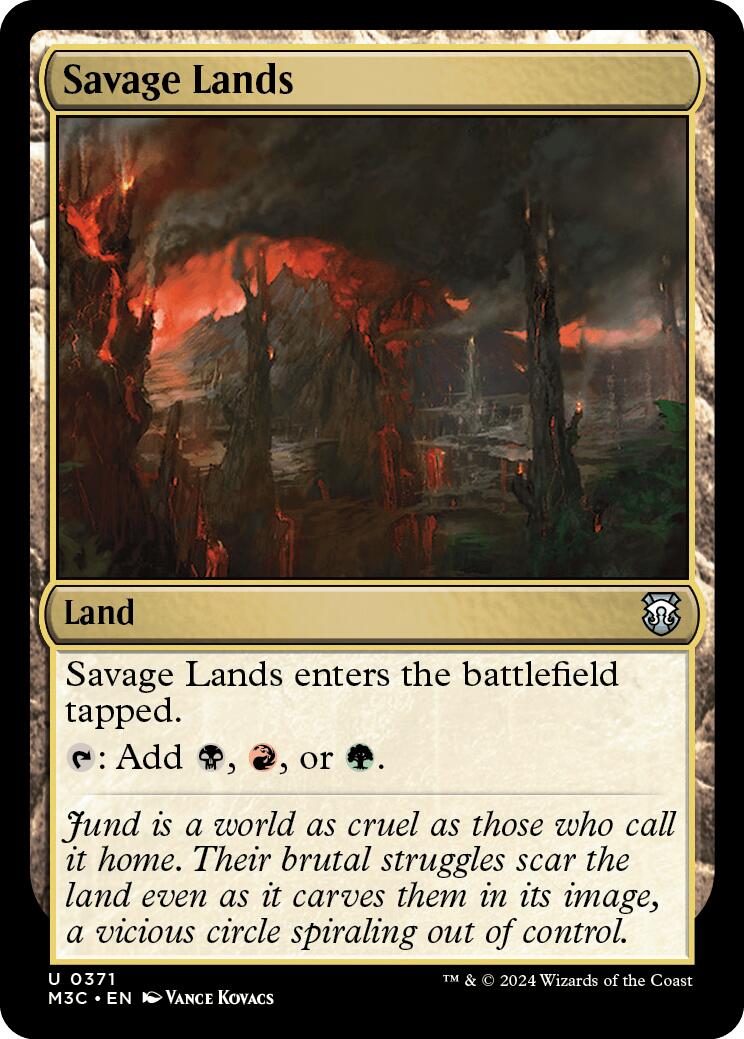 Savage Lands [Modern Horizons 3 Commander] | Good Games North