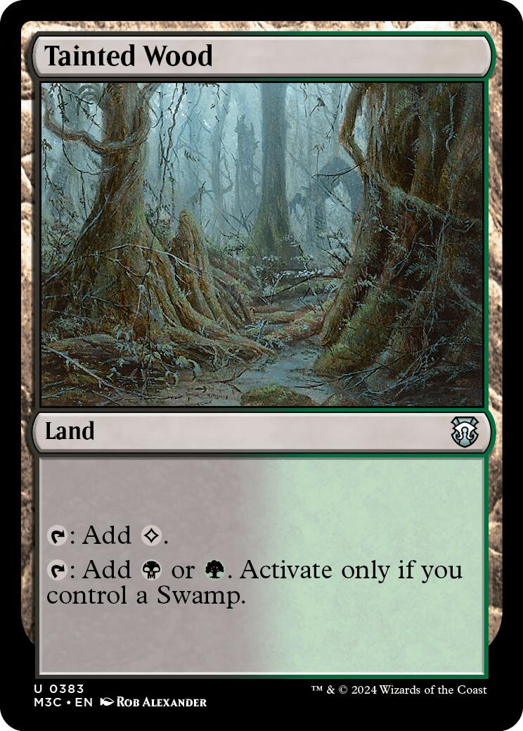 Tainted Wood [Modern Horizons 3 Commander] | Good Games North