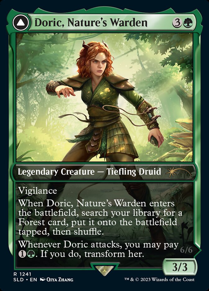 Doric, Nature's Warden // Doric, Owlbear Avenger [Secret Lair Drop Series] | Good Games North