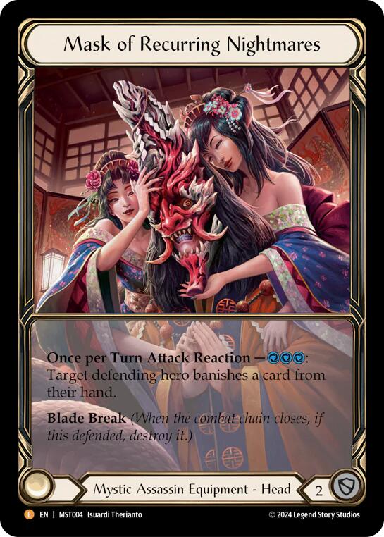 Mask of Recurring Nightmares (Extended Art) [MST004] (Part the Mistveil)  Cold Foil | Good Games North