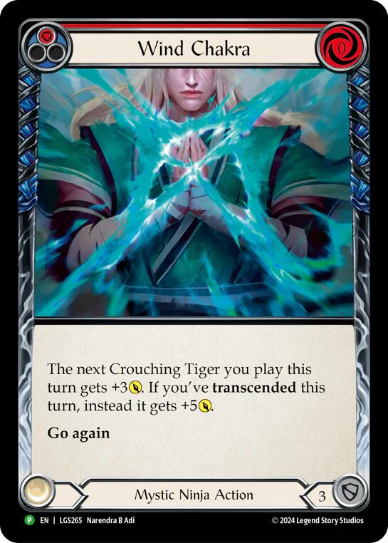 Wind Chakra [LGS265] (Promo)  Cold Foil | Good Games North