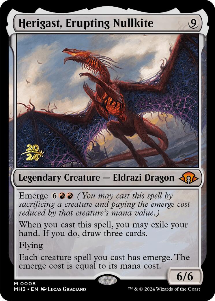 Herigast, Erupting Nullkite [Modern Horizons 3 Prerelease Promos] | Good Games North