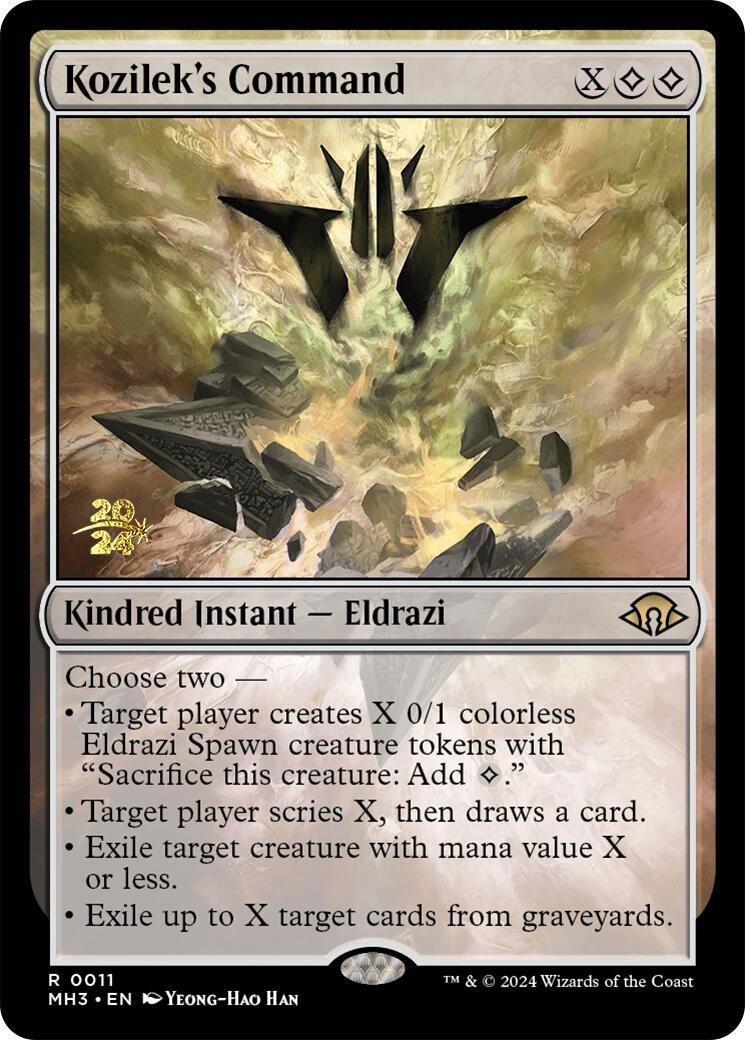 Kozilek's Command [Modern Horizons 3 Prerelease Promos] | Good Games North