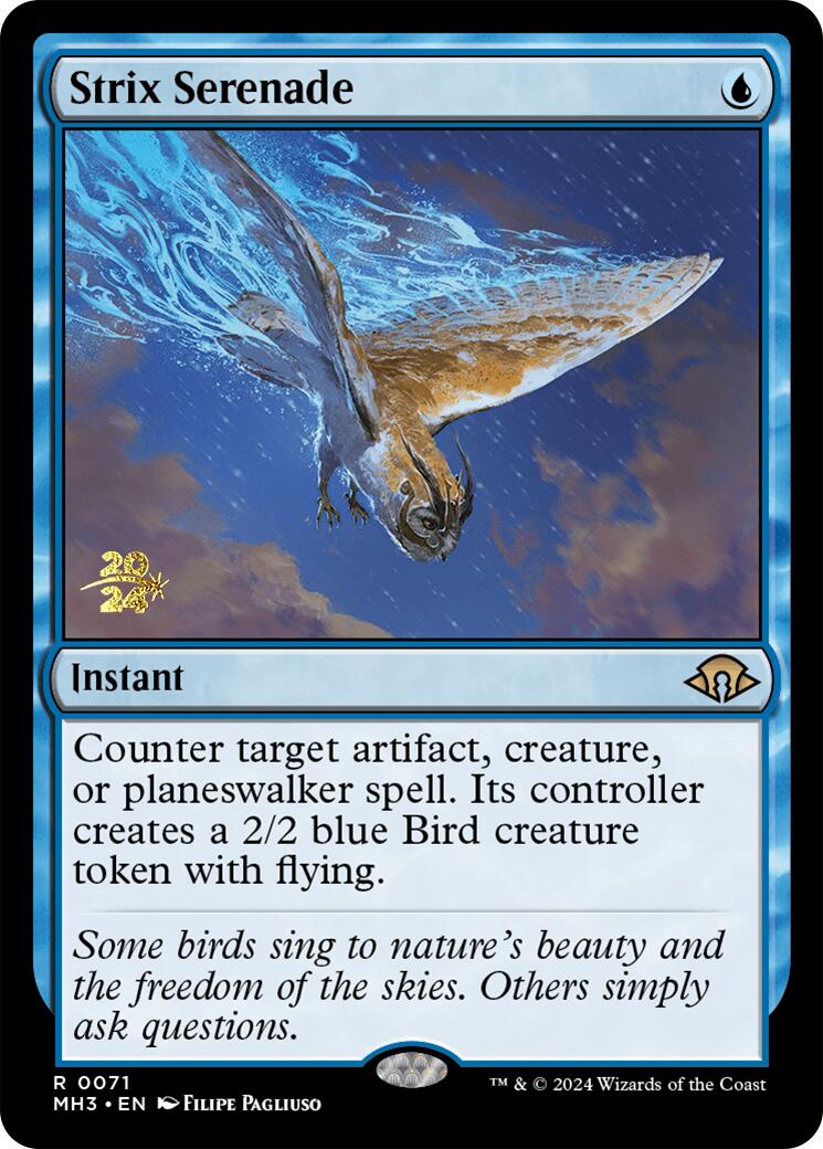 Strix Serenade [Modern Horizons 3 Prerelease Promos] | Good Games North