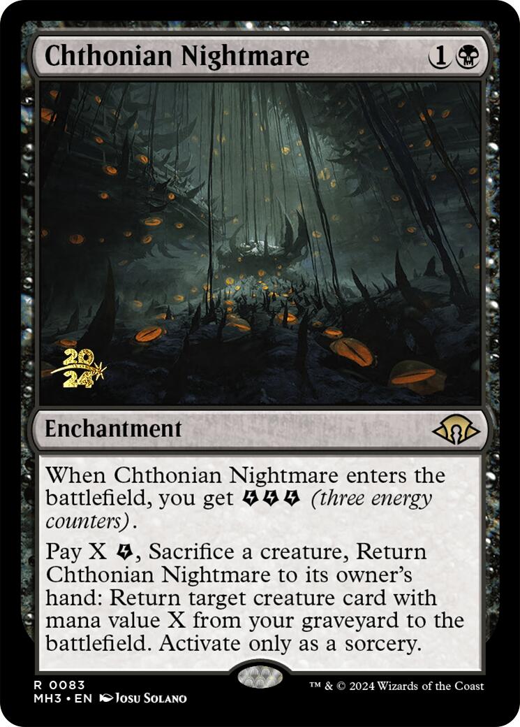 Chthonian Nightmare [Modern Horizons 3 Prerelease Promos] | Good Games North