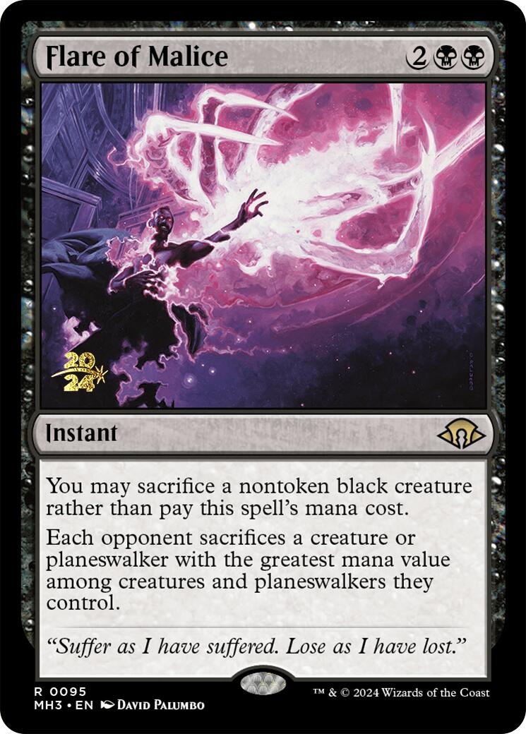 Flare of Malice [Modern Horizons 3 Prerelease Promos] | Good Games North