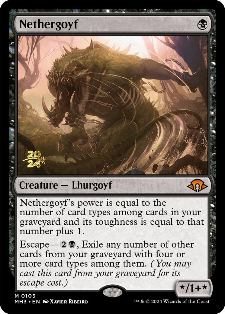 Nethergoyf [Modern Horizons 3 Prerelease Promos] | Good Games North