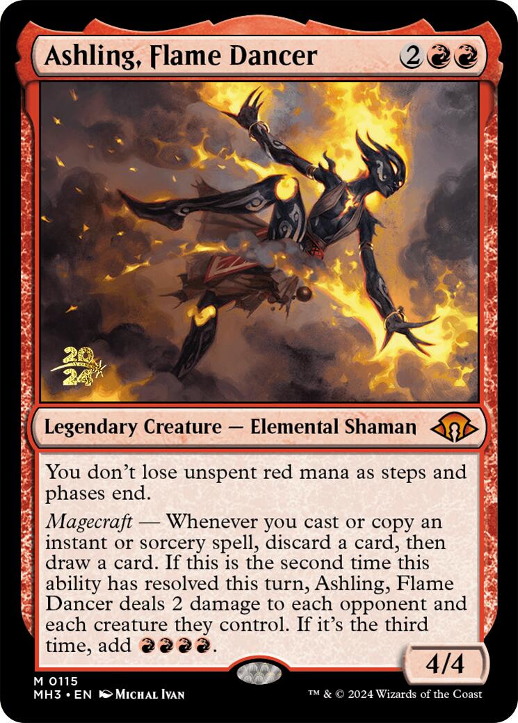 Ashling, Flame Dancer [Modern Horizons 3 Prerelease Promos] | Good Games North