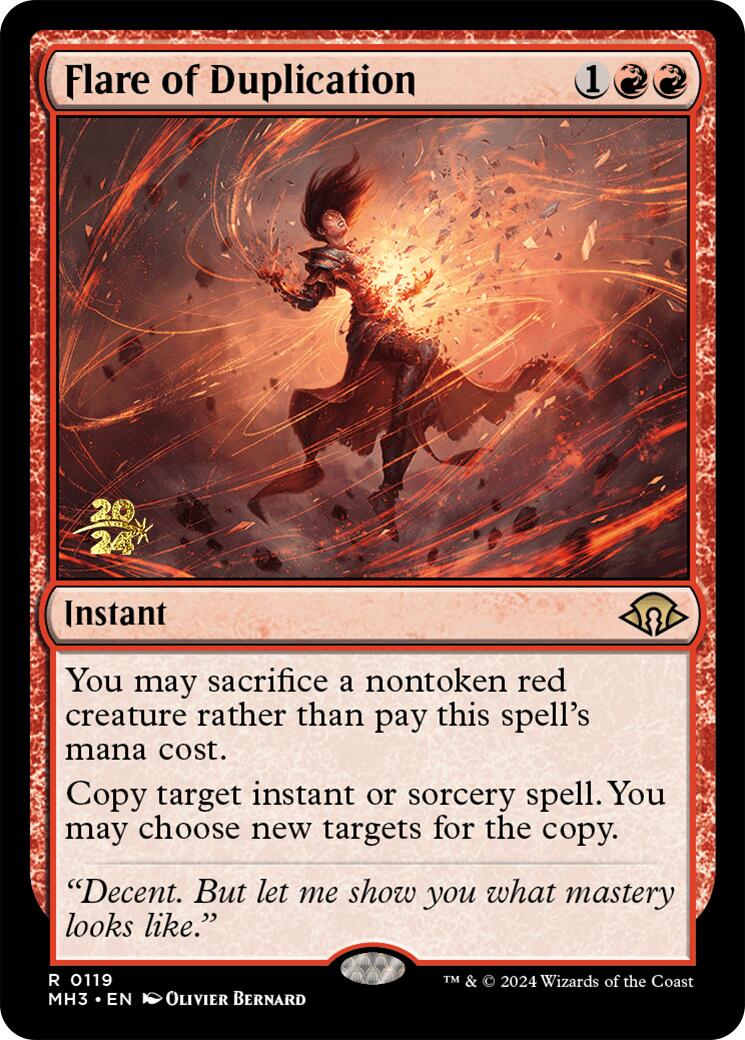 Flare of Duplication [Modern Horizons 3 Prerelease Promos] | Good Games North