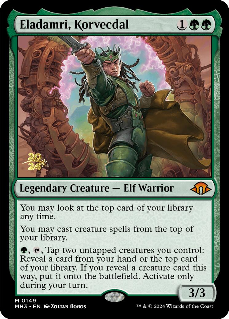 Eladamri, Korvecdal [Modern Horizons 3 Prerelease Promos] | Good Games North