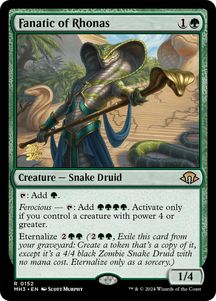 Fanatic of Rhonas [Modern Horizons 3 Prerelease Promos] | Good Games North