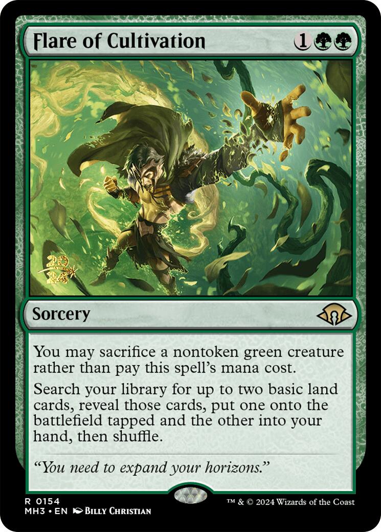 Flare of Cultivation [Modern Horizons 3 Prerelease Promos] | Good Games North