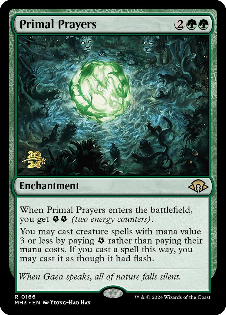 Primal Prayers [Modern Horizons 3 Prerelease Promos] | Good Games North