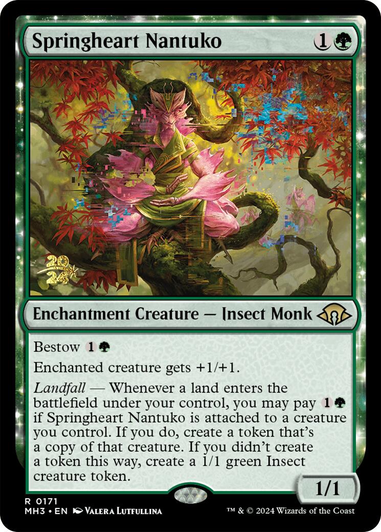 Springheart Nantuko [Modern Horizons 3 Prerelease Promos] | Good Games North