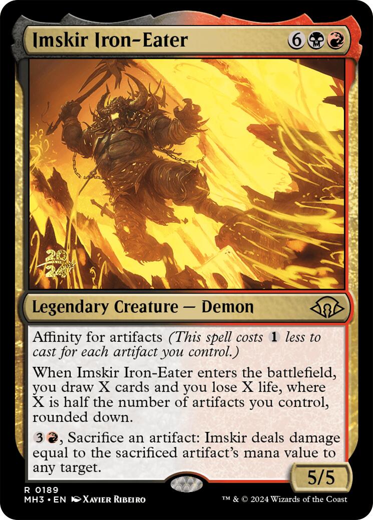 Imskir Iron-Eater [Modern Horizons 3 Prerelease Promos] | Good Games North