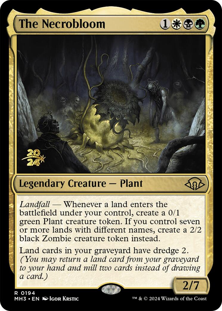 The Necrobloom [Modern Horizons 3 Prerelease Promos] | Good Games North