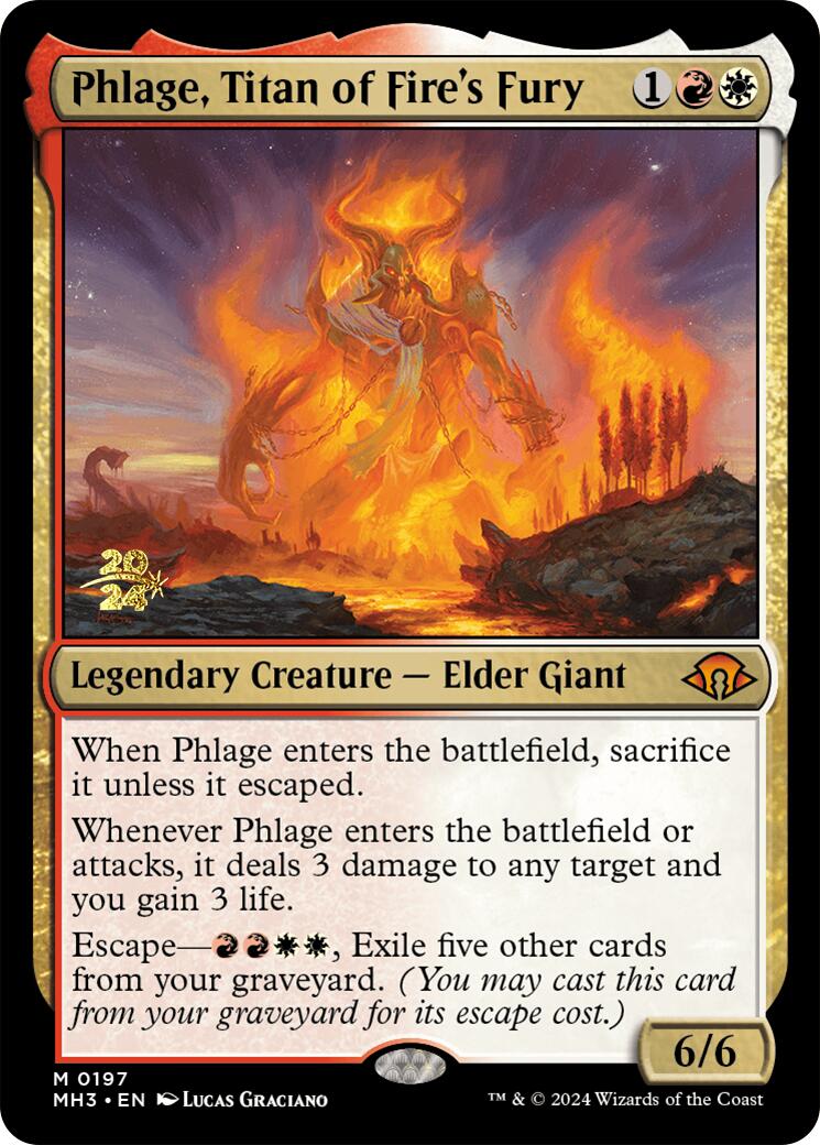 Phlage, Titan of Fire's Fury [Modern Horizons 3 Prerelease Promos] | Good Games North