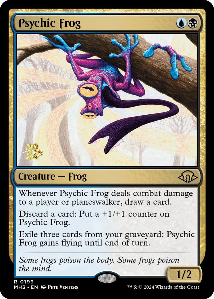 Psychic Frog [Modern Horizons 3 Prerelease Promos] | Good Games North
