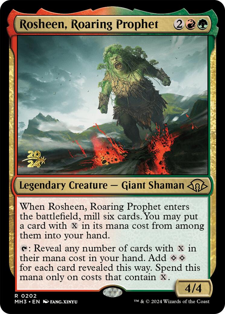 Rosheen, Roaring Prophet [Modern Horizons 3 Prerelease Promos] | Good Games North