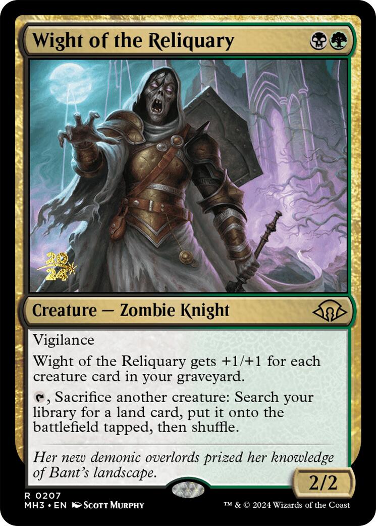 Wight of the Reliquary [Modern Horizons 3 Prerelease Promos] | Good Games North